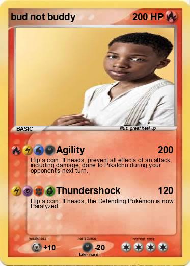 Pokemon bud not buddy