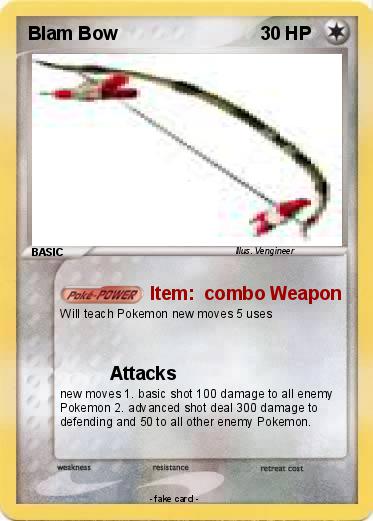 Pokemon Blam Bow