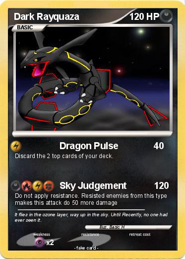 Pokemon Dark Rayquaza