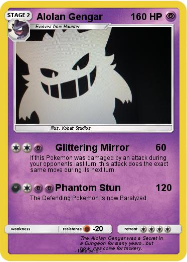 Pokemon Alolan Gengar