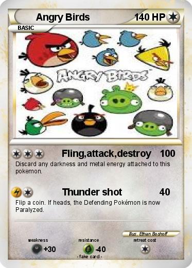 Pokemon Angry Birds