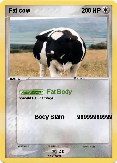 Pokemon Fat cow