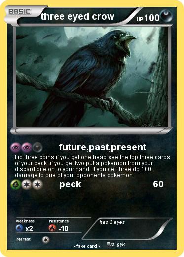 Pokemon three eyed crow