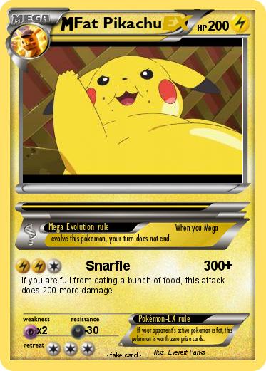 Pokemon Fat Pikachu