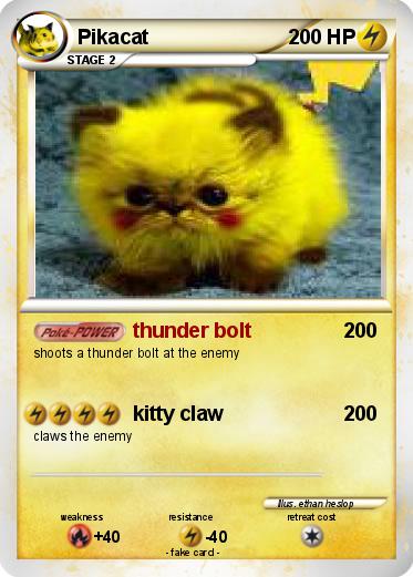 Pokemon Pikacat