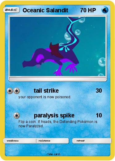 Pokemon Oceanic Salandit
