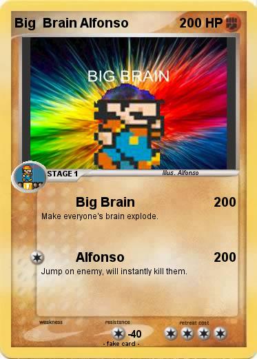 Pokemon Big  Brain Alfonso