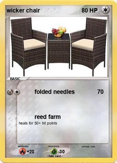 Pokemon wicker chair