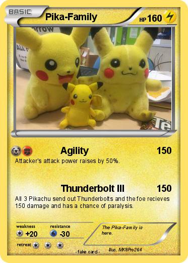 Pokemon Pika-Family