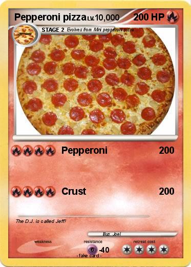 Pokemon Pepperoni pizza