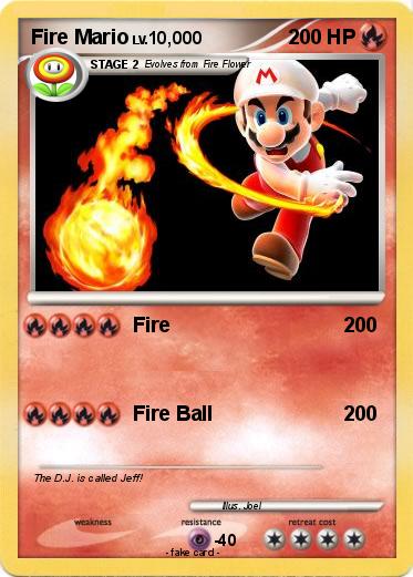 Pokemon Fire Mario