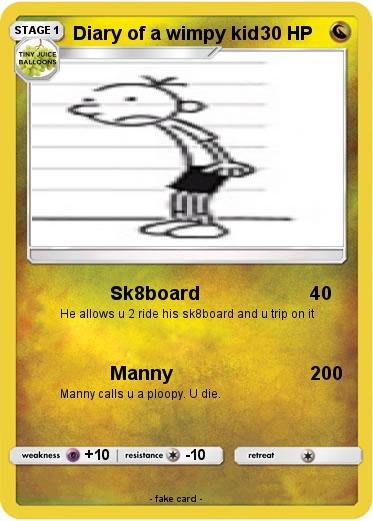 Pokemon Diary of a wimpy kid
