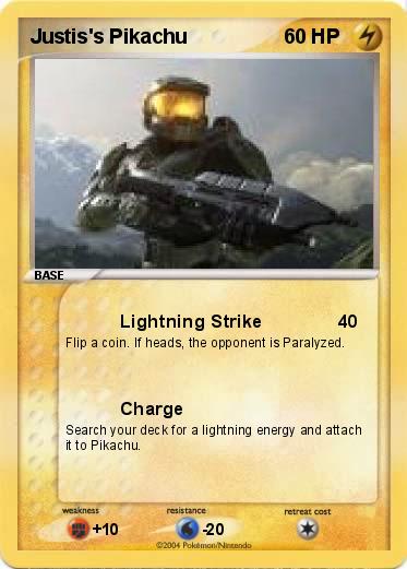 Pokemon Justis's Pikachu