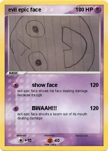 Pokemon evil epic face