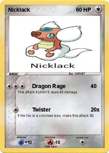 Pokemon Nicklack