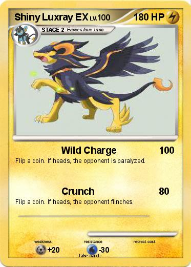 Pokemon Shiny Luxray EX