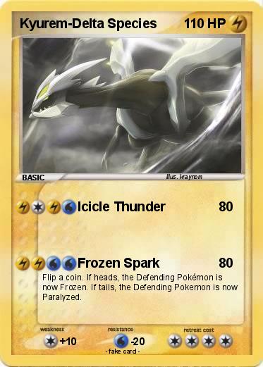 Pokemon Kyurem-Delta Species