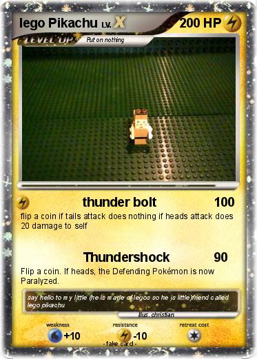 Pokemon lego Pikachu