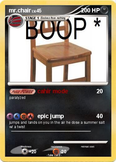 Pokemon mr.chair