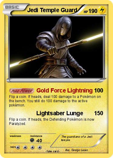 Pokemon Jedi Temple Guard