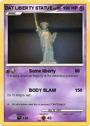 Pokemon DAT LIBERTY STATUE