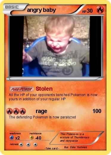 Pokemon angry baby