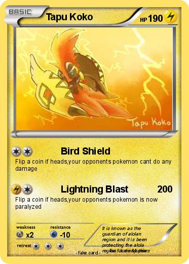Pokemon Tapu Koko