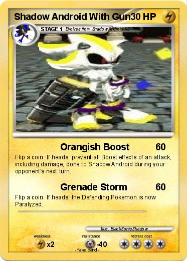 Pokemon Shadow Android With Gun