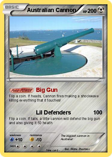 Pokemon Australian Cannon