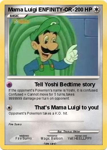 Pokemon Mama Luigi ENFINITY-OR-