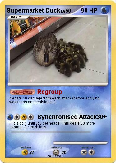 Pokemon Supermarket Duck