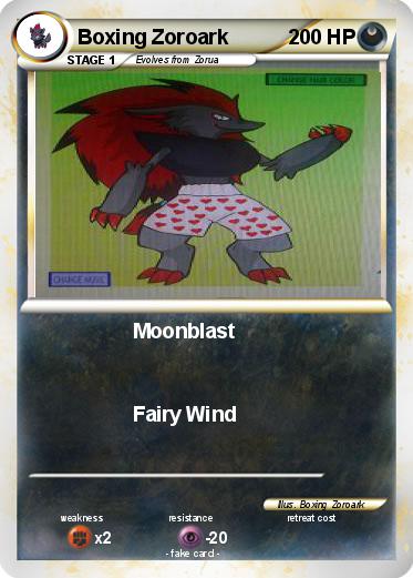 Pokemon Boxing Zoroark