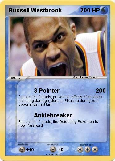 Pokemon Russell Westbrook