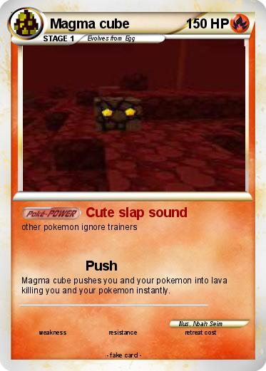 Pokemon Magma cube