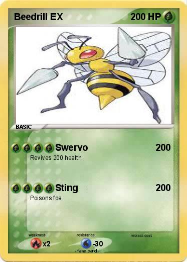 Pokemon Beedrill EX
