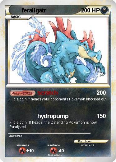 Pokemon feraligatr