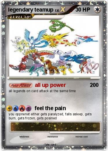 Pokemon legendary teamup