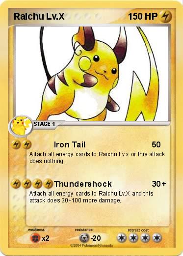 Pokemon Raichu Lv.X