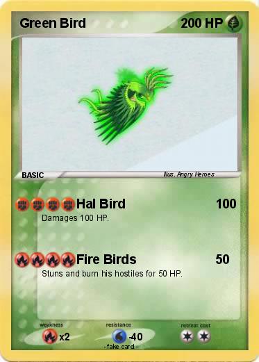 Pokemon Green Bird