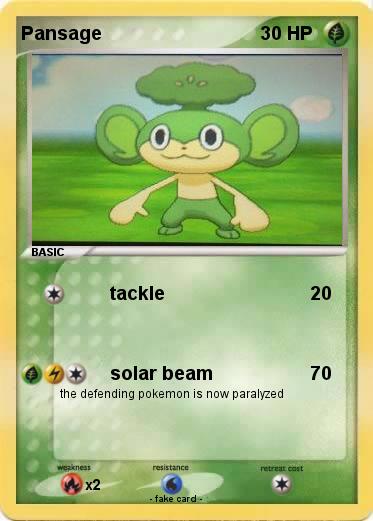 Pokemon Pansage