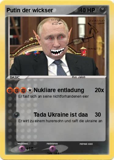 Pokemon Putin der wickser