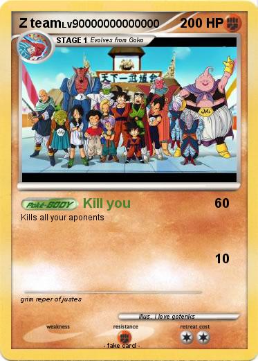 Pokemon Z team