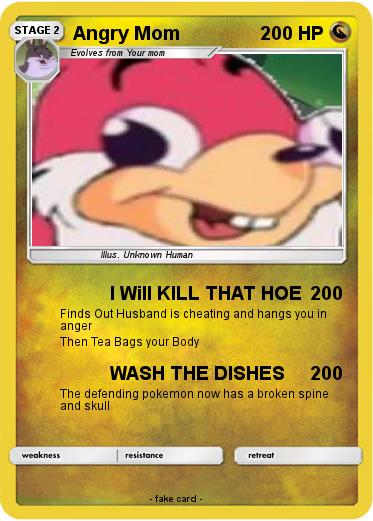 Pokemon Angry Mom