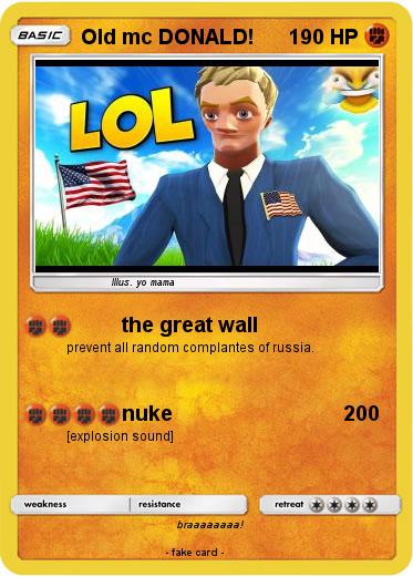 Pokemon Old mc DONALD!