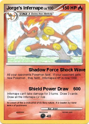 Pokemon Jorge's Infernape