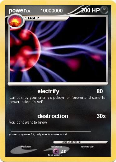 Pokemon power