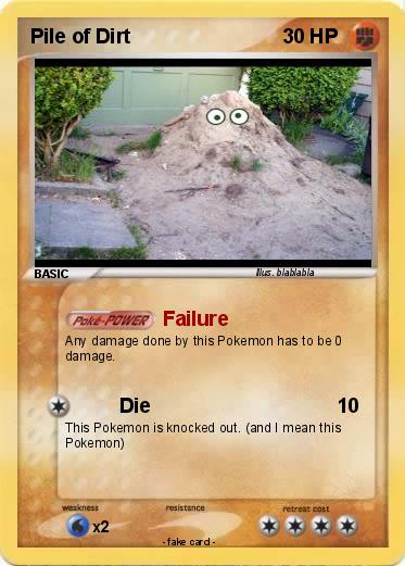 Pokemon Pile of Dirt