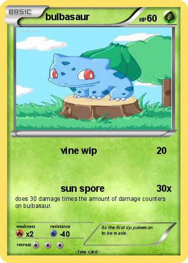 Pokemon bulbasaur