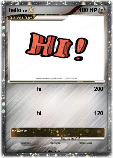 Pokemon hello