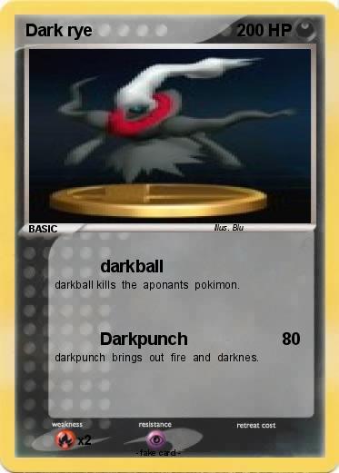 Pokemon Dark rye